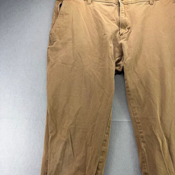 Dockers Men’s SmartFlex Khaki Chino Pants Size 38x34 Tan Casual Comfort - Picture 5 of 16